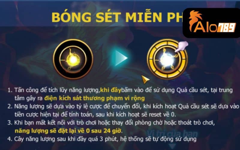 Bóng sét miễn phí sẽ gây sát thương diện rộng